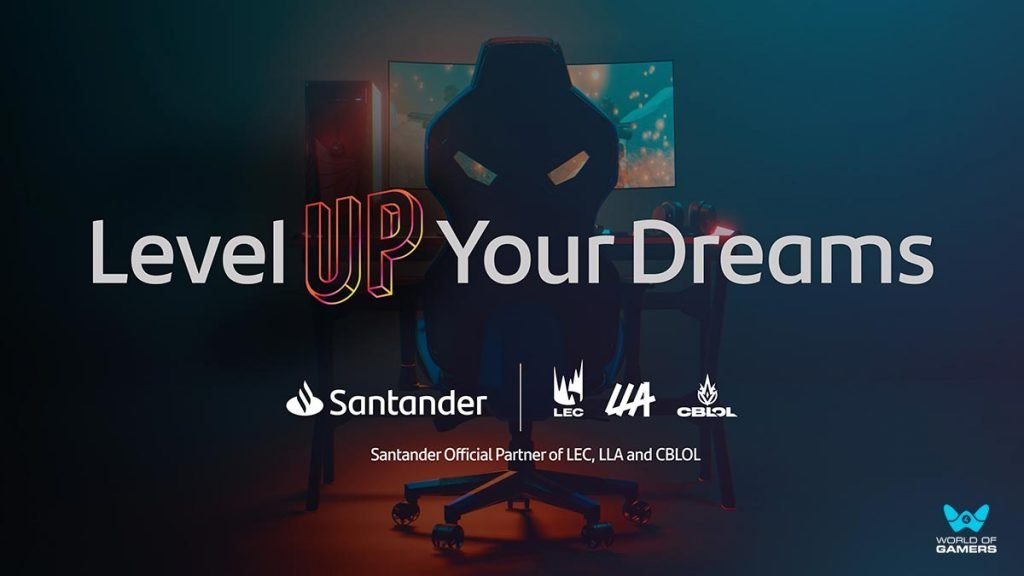 Santander entra en los esports como principal patrocinador de las competiciones de League of Legends en Europa y Latinoamérica